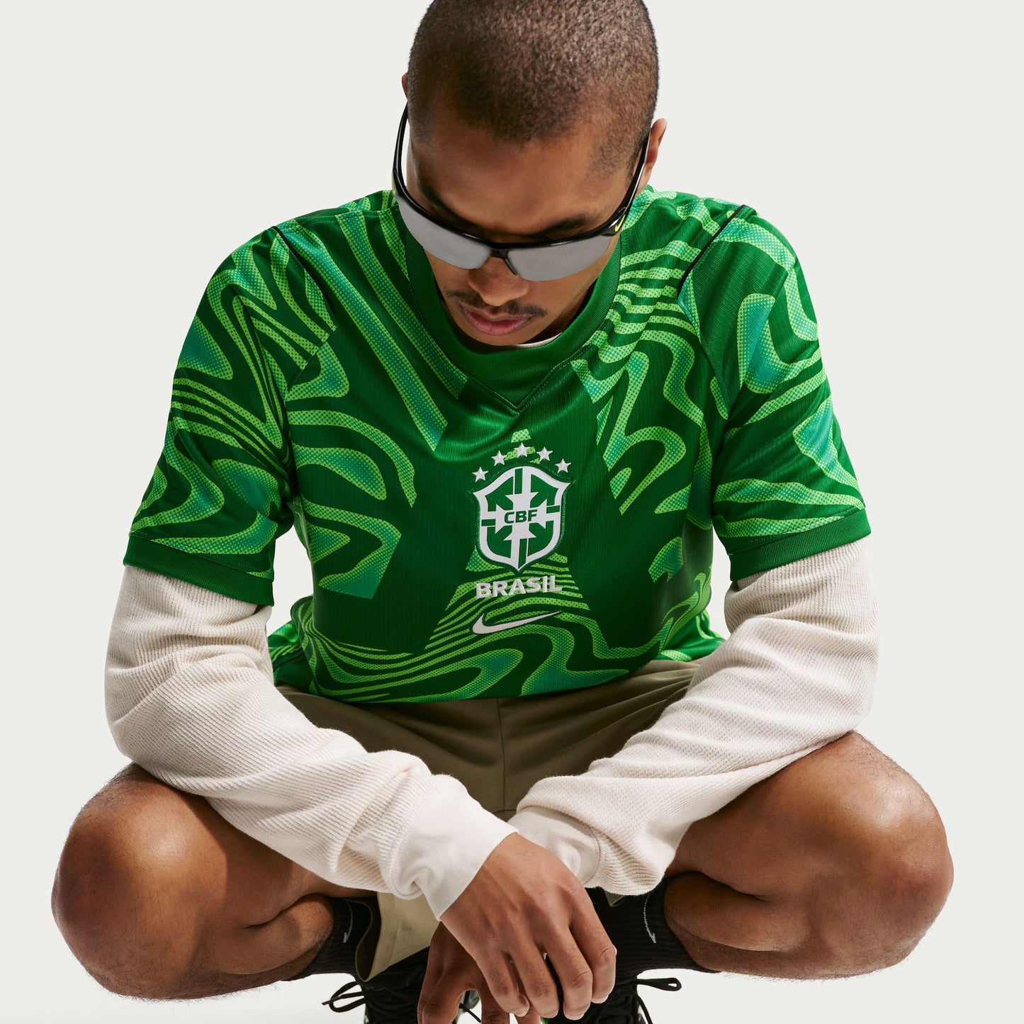Camisa de Goleiro Brasil Nike 2026 Torcedor Pro Masculina