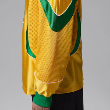 Camiseta Brasil Jordan Manga Longa Goalie Masculina
