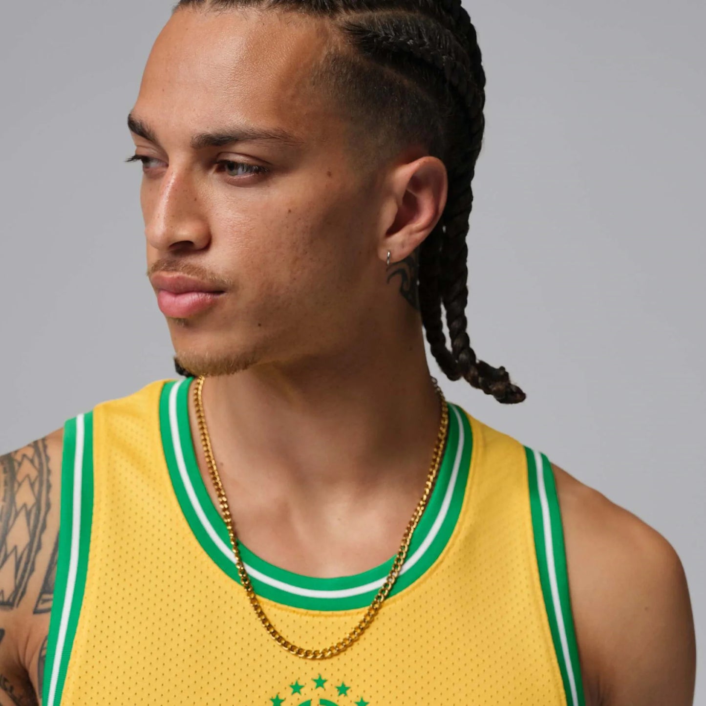 Regata Brasil Jordan Essentials Mesh Masculina