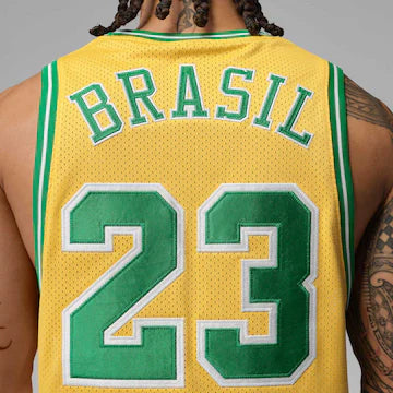 Regata Brasil Jordan Essentials Mesh Masculina