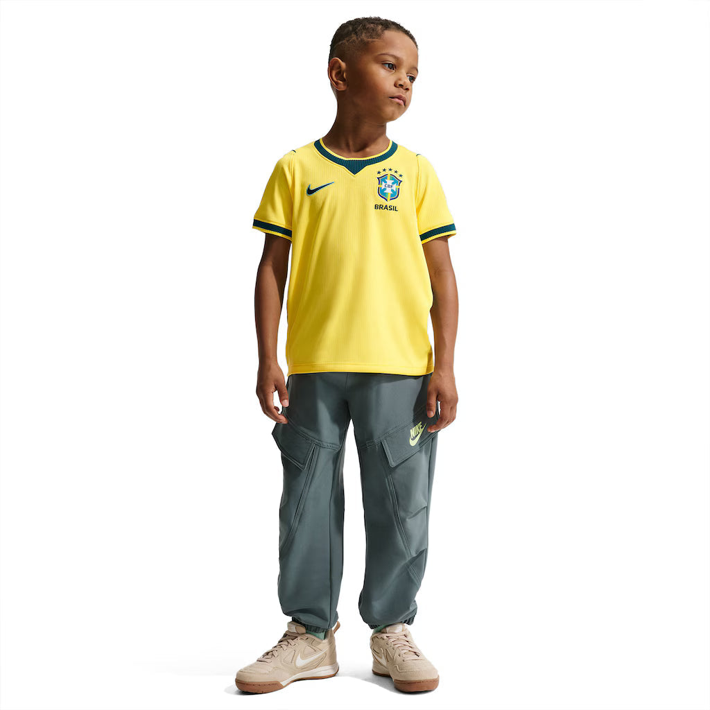 Camisa Brasil Nike I 2026/27 Torcedor Pro Criança