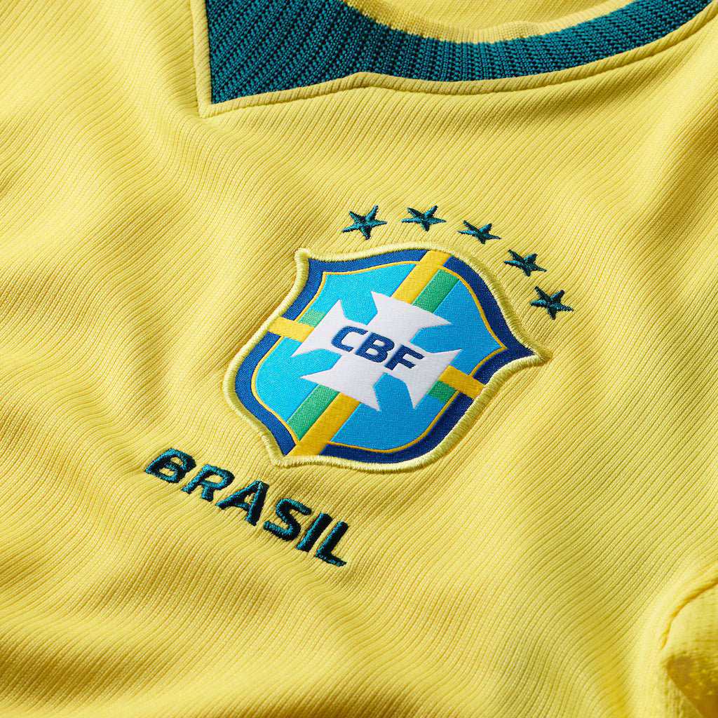 Camisa Brasil Nike I 2026/27 Torcedora Pro Criança