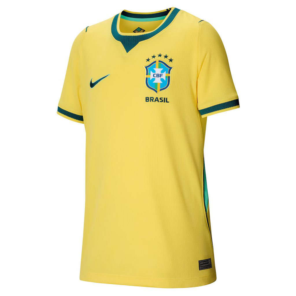 Camisa Brasil Nike I 2026/27 Torcedora Pro Criança