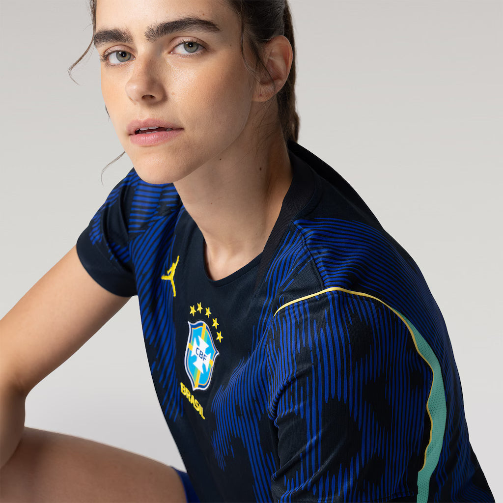 Camisa Brasil Jordan II 2026/27 Torcedora Pro Feminina