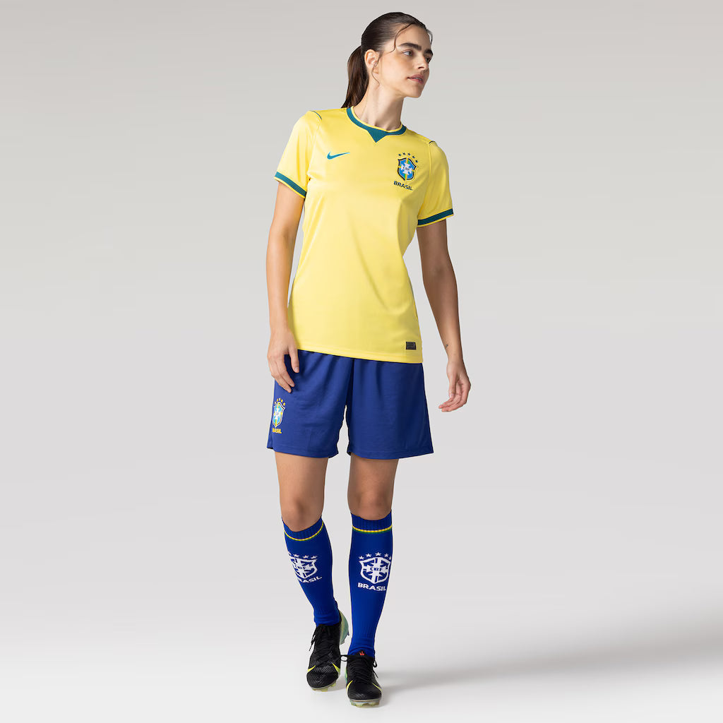 Camisa Brasil Nike I 2026/27 Torcedora Pro Feminina