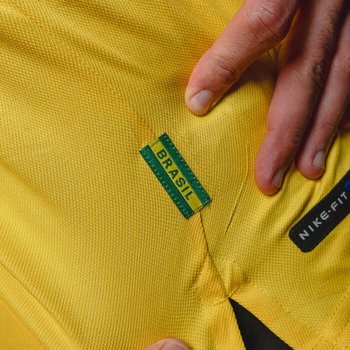 Camisa Brasil Retro Titular 98 Ronaldo 9 PRONTA ENTREGA (ESTOQUE EM SP)