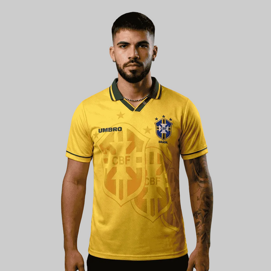 Camisa Brasil I 1994 Retro Masculina PRONTA ENTREGA (ESTOQUE EM SP)
