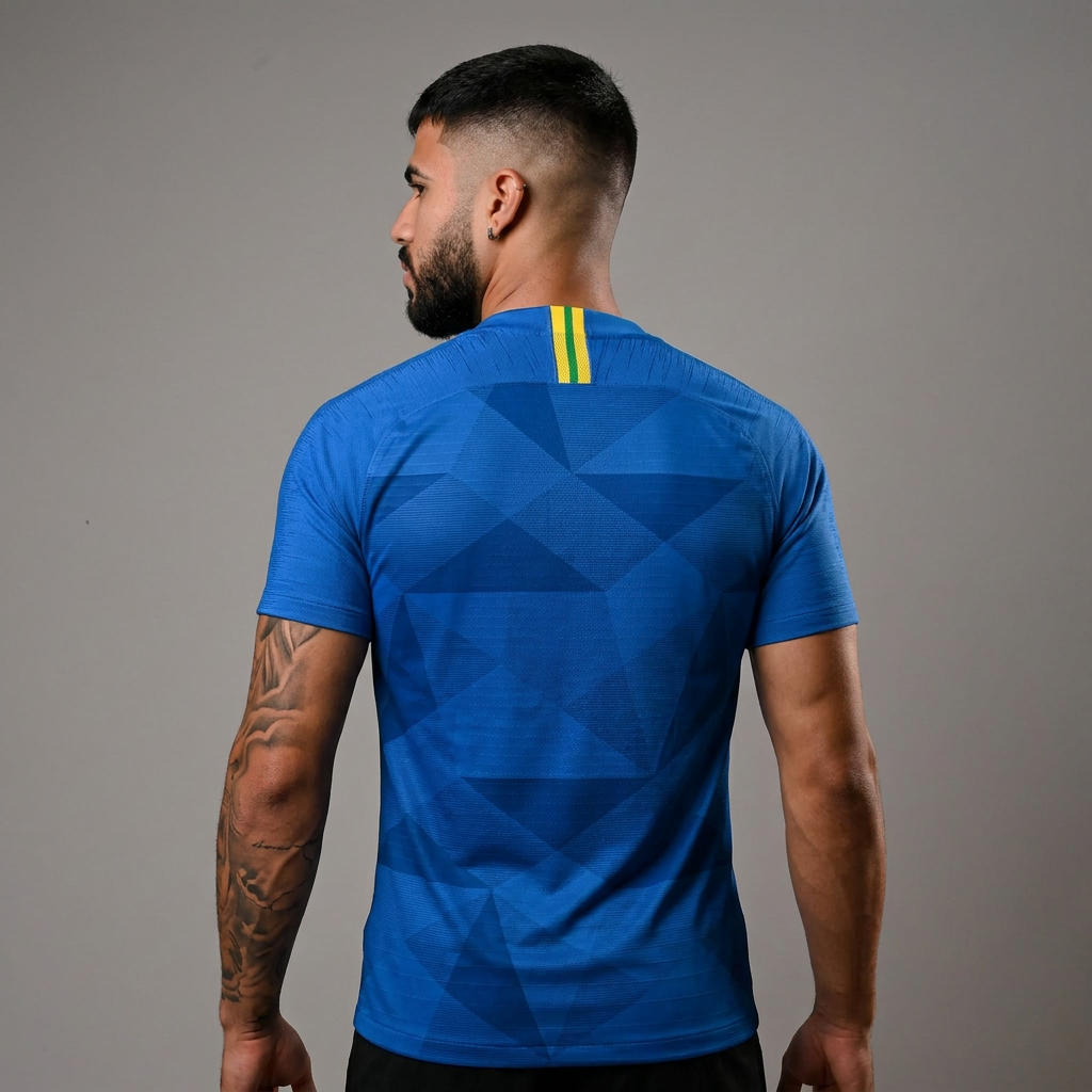 Camisa Brasil II 2018 Retro Masculina PRONTA ENTREGA (ESTOQUE EM SP)