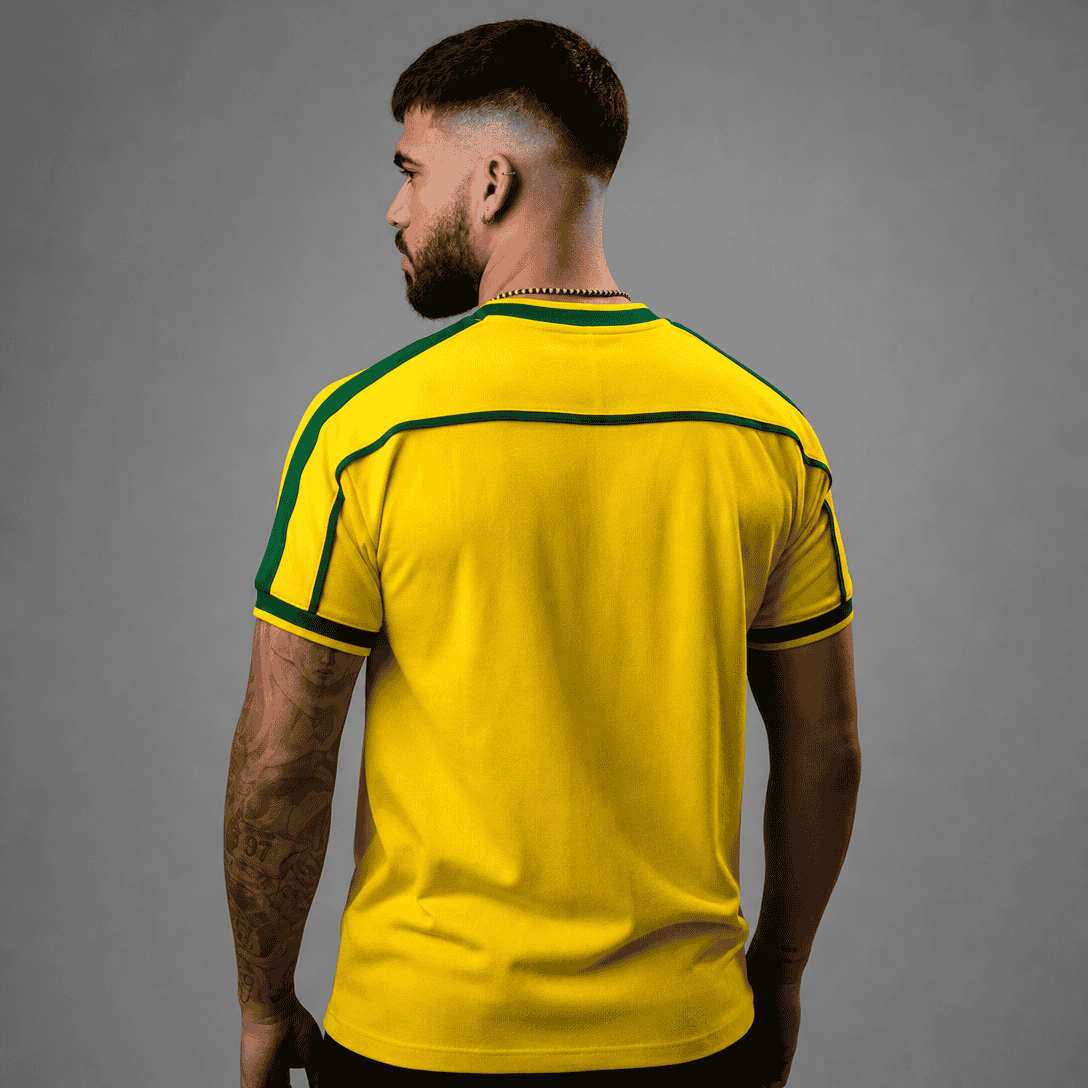 Camisa Brasil I 1998 Retro Masculina PRONTA ENTREGA (ESTOQUE EM SP)