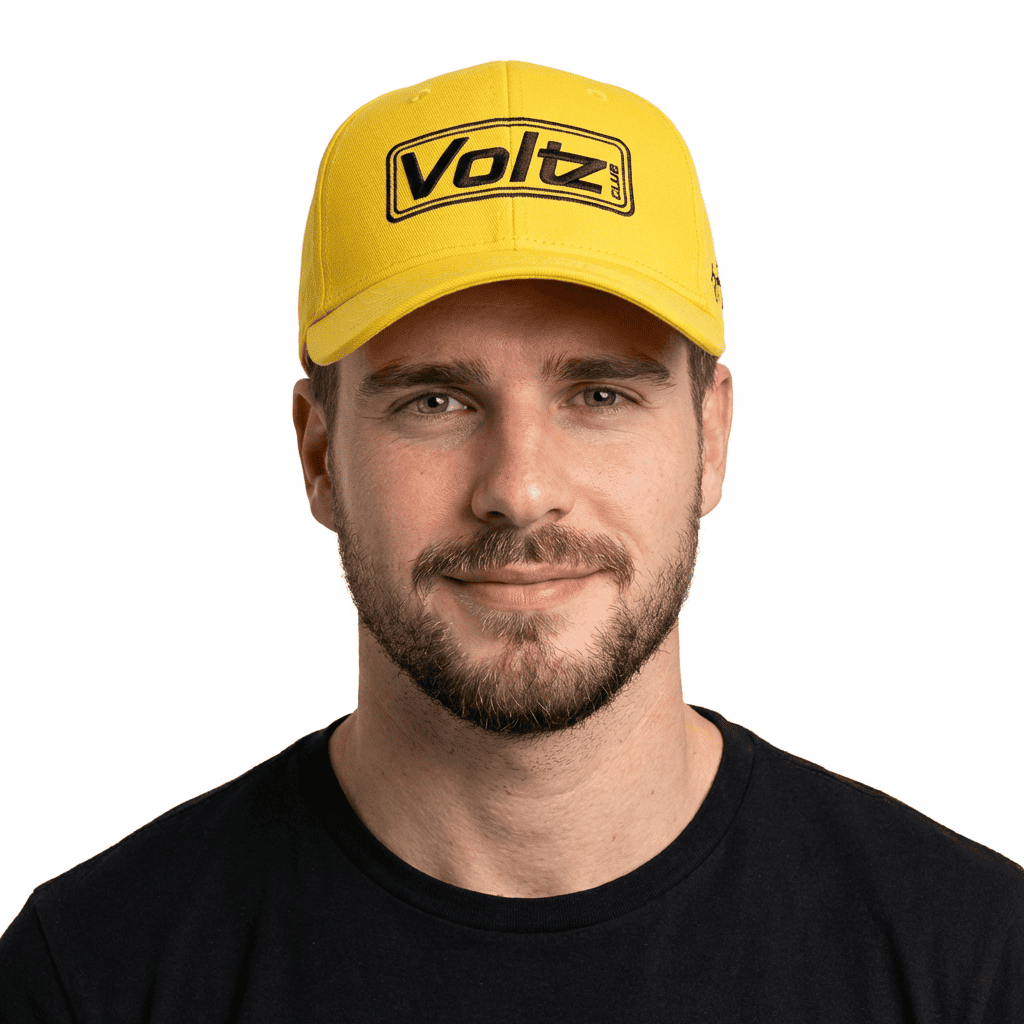 Boné Voltz Club X Ayrton Senna - Amarelo
