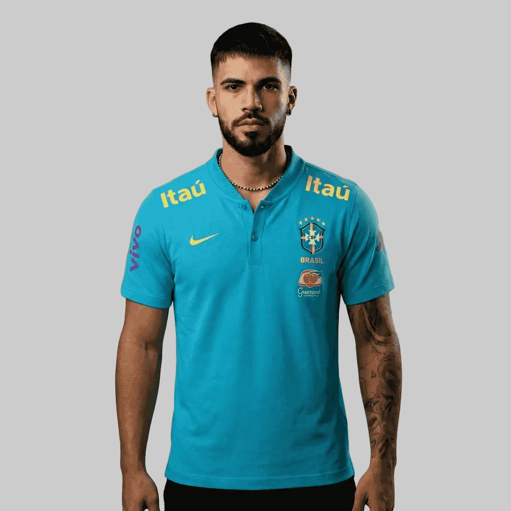 A Camisa de Viagem da Seleção Brasileira 2021/22 PRONTA ENTREGA (ESTOQUE EM SP)