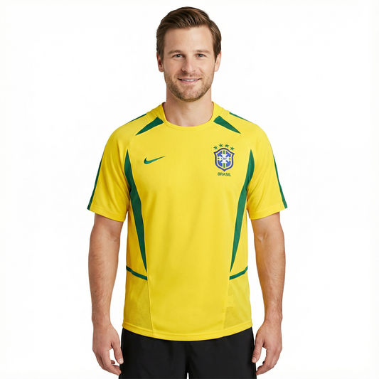 Camisa Retrô Seleção Brasil I 2002