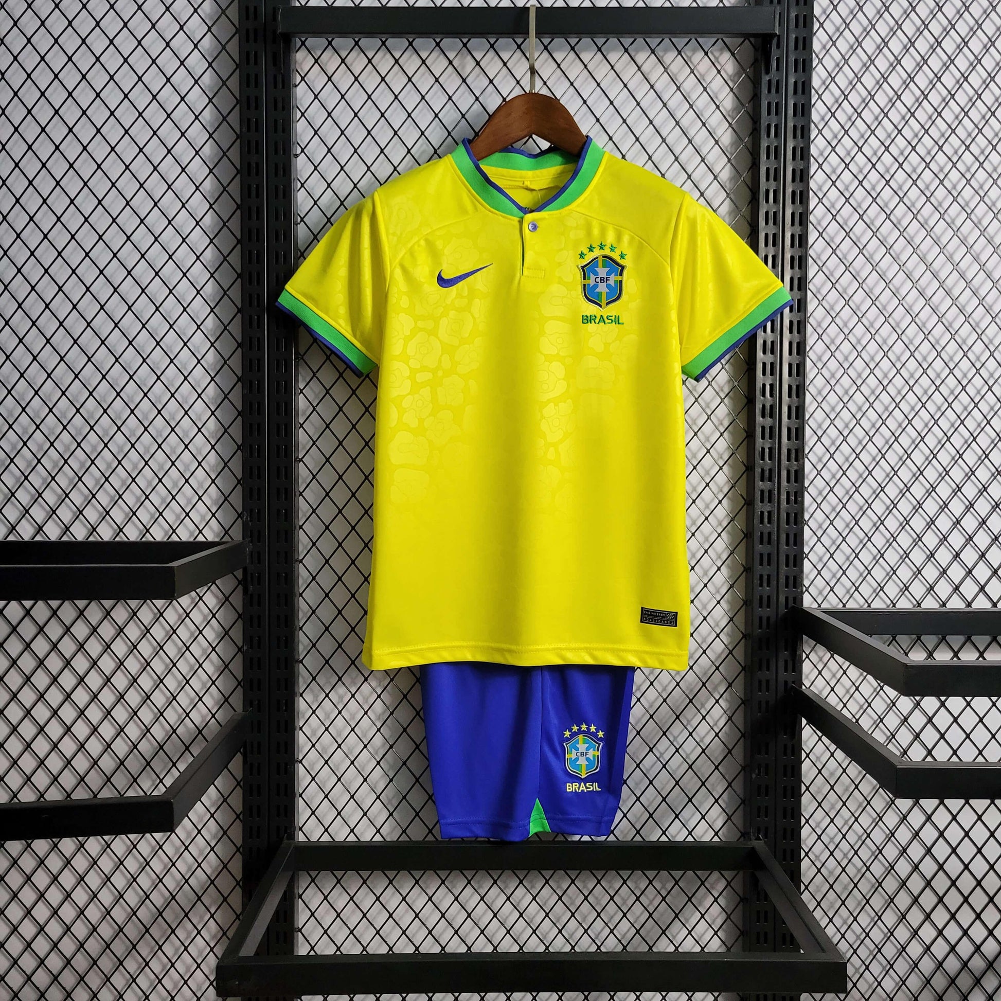 Conjunto Infantil Brasil 2022/23 - Home Torcedor PRO - ResPeita Sports