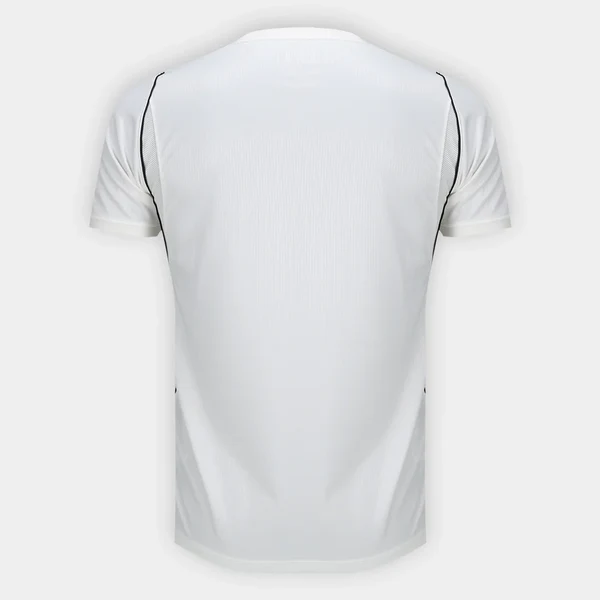 Camisa Corinthians I 26/27 - Patch campeão Copa do Brasil - Branco + Preto